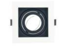 TL-FRAME 14 Square LED Frame 100x40mm with 90mm Cutout, Offers Balanced Illumination and Easy Mounting, Perfect for Hospitality and Office Environments